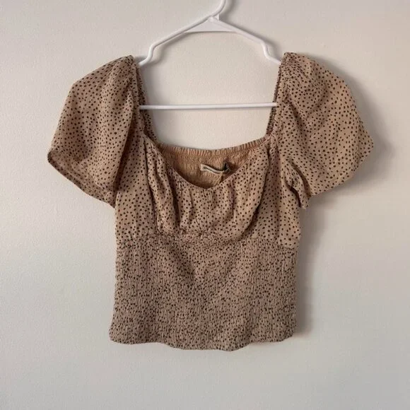 Leopard Puff Sleeve - Picture 2 of 4